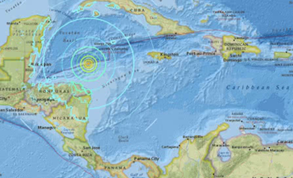 Sismo De Magnitud 76 Grados Sacude A Las Costas De Honduras Y El Caribe Red Uno De Bolivia 4768