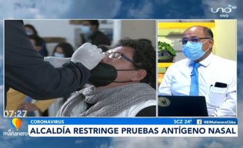 Alcaldía de Cochabamba restringe pruebas antígeno nasal 