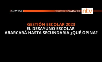El desayuno escolar abarcará hasta secundaria ¿Qué opina?