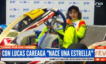 Lucas Careaga, sueña con llegar a ser piloto de la Fórmula 1 