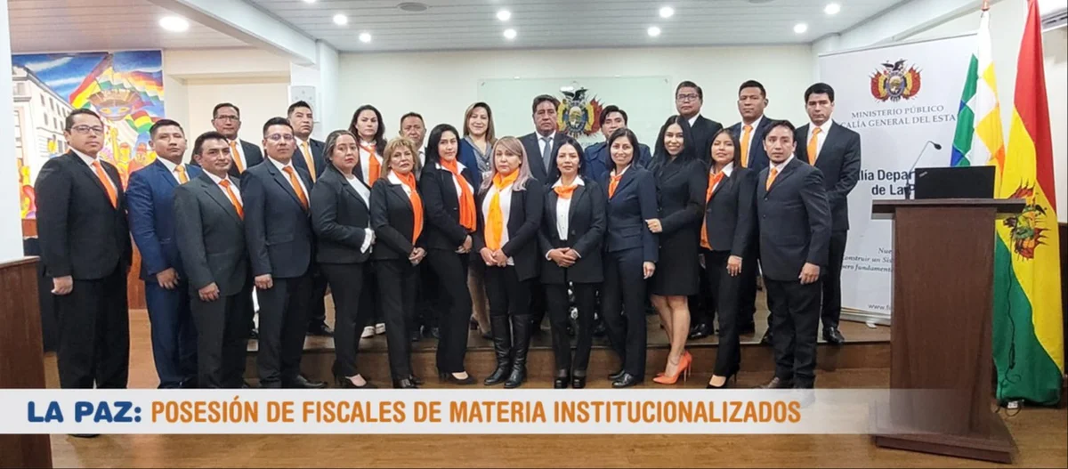 Bolivia tiene 60 nuevos fiscales de materia institucionalizados