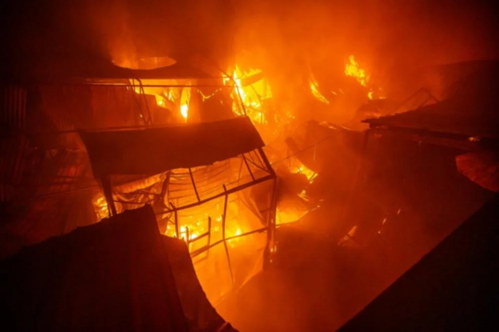Al menos 12 incendios se registraron en mercados de Santa Cruz en los últimos años. Imagen archivo RR.SS.