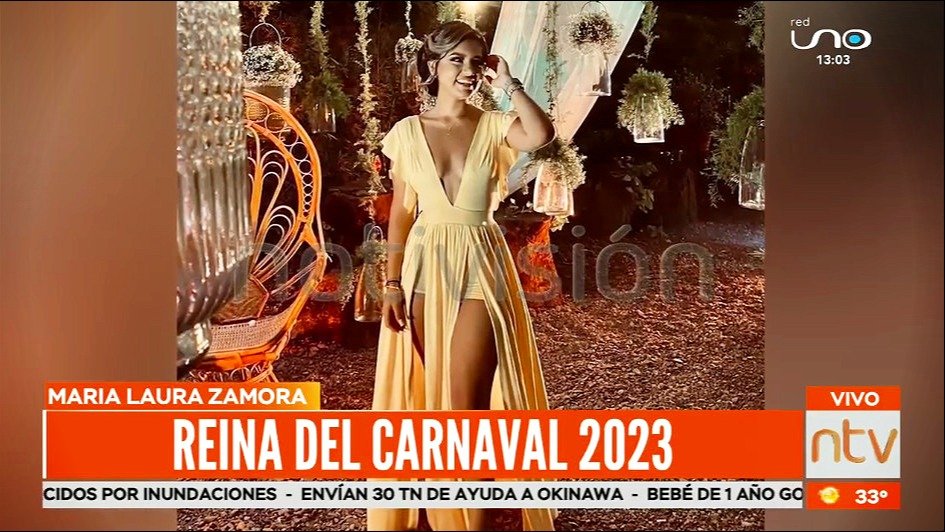 Maria Laura Zamora es la nueva Reina del Carnaval 2023 Red Uno