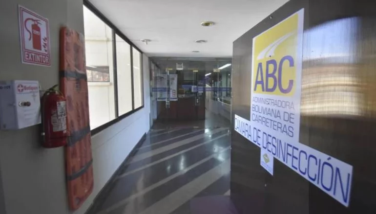 Oficinas de la Administradora Boliviana de Carreteras (ABC) . Foto:APG