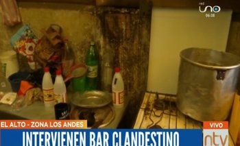 Intervenen un bar clandestino en la zona Los Andes