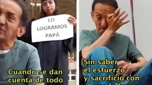 Lo logramos Papá” hija le agradece a su padre por el sacrificio al criarla  - Red Uno de Bolivia