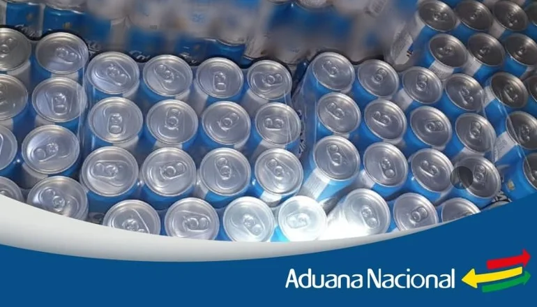 Aduana comisa cerveza y soya de contrabando por un valor de 214 mil bolivianos