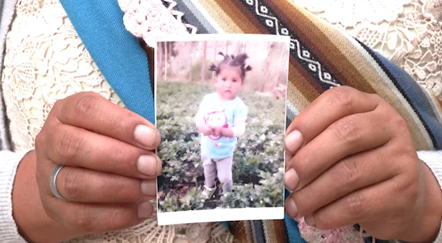 Buscan a Gladys Espinoza de 2 años y 6 meses, “su papá dijo que la regaló”