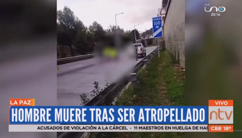 Un hombre de aproximadamente 35 años murió tras ser atropellado reiteradamente en inmediaciones de la Autopista La Paz – El Alto. Por el momento no se identificó a la persona, la misma tendría un tatuaje. 