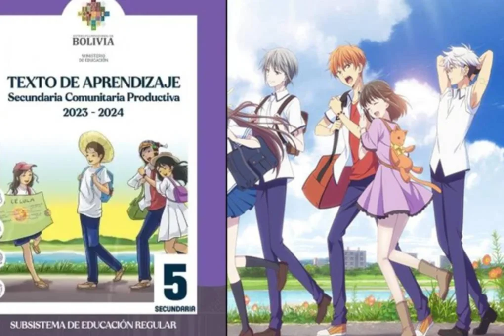 "¿Plagio en Portadas?": Imágenes de anime estarían en textos del Ministerio de Educación