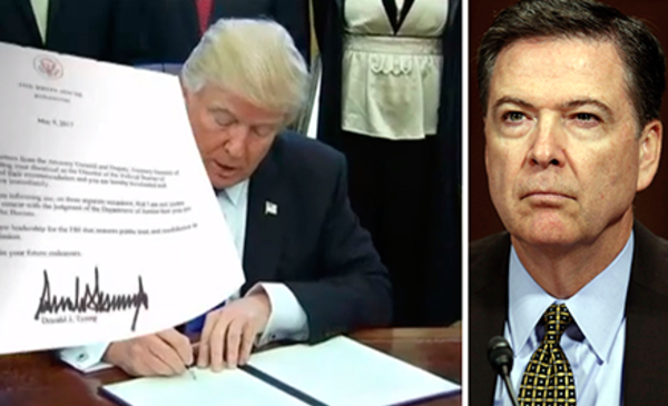 ¿Sabes que dice la carta de Trump dirigida al jefe del FBI 