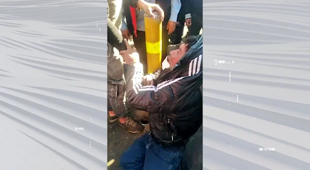 Red Uno_ Ladron encontrado fue golpeado.