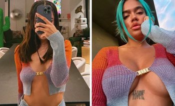 Danna Paola y Karol G conmocionaron en redes sociales al usar la misma prenda