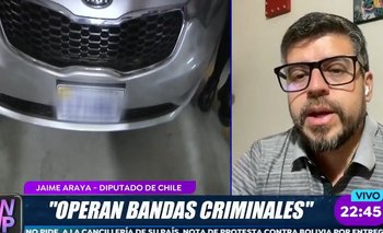 “Hay vínculos entre robo de vehículos y droga”, aseguró el diputado chileno Jaime Araya 