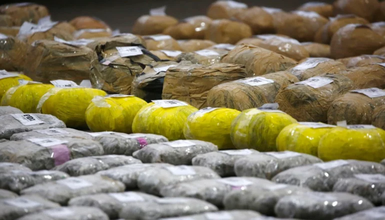 Droga hallada en Chile por paso ilegal. Foto: Cooperativa Noticias