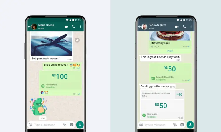 Ahora podrás hacer compras o enviar dinero a través de WhatsApp