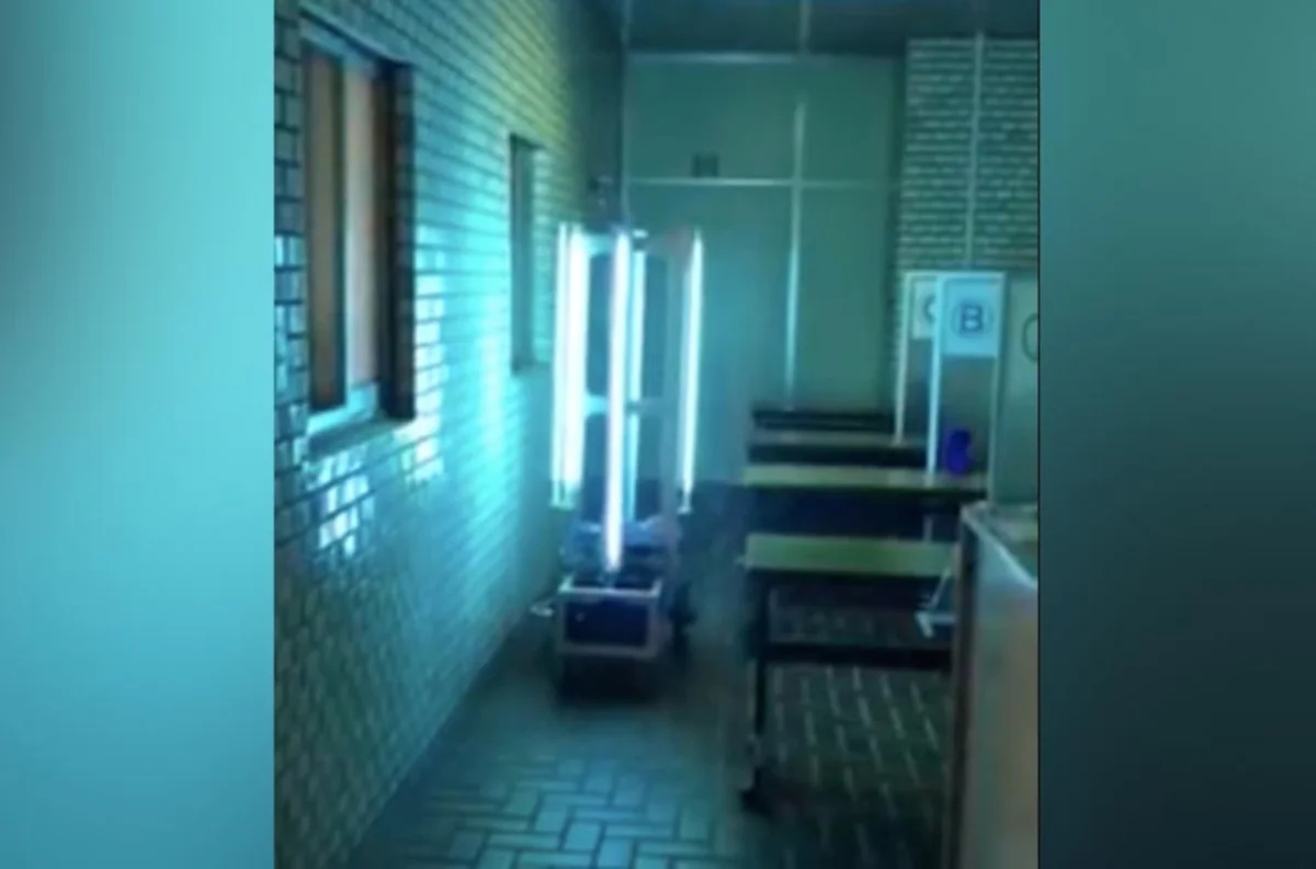 Robot UV Buster elimina el Covid-19 de toda superficie