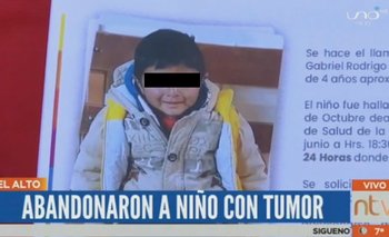 Niño de 4 años con un tumor en su pierna fue abandonado en un centro de salud de El Alto 
