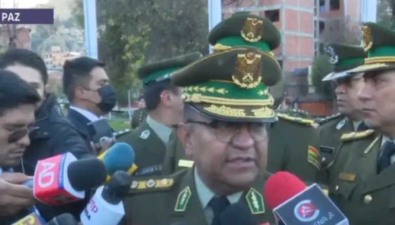"El interventor tiene todas las garantías", aseguró el Comandante General de la Policía