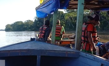 Rescatan a geólogos y estudiantes que quedaron varados en el río Madre de Dios