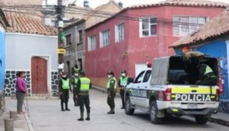 Ejército y Policía anuncian controles rigurosos durante encapsulamiento en Sucre