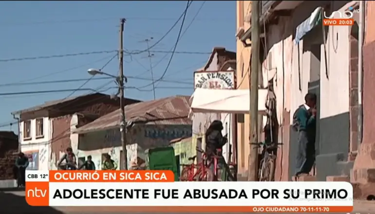 Una adolescente fue vejada por su primo en una localidad de Sica Sica de La Paz