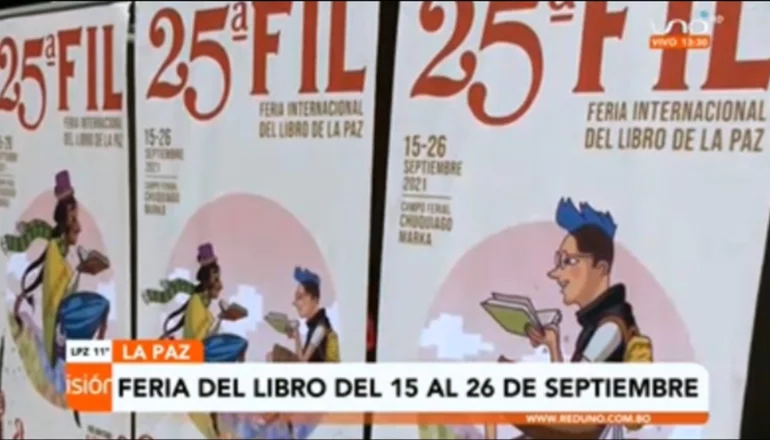 La Feria del libro se realizará del 15 al 26 de septiembre en La Paz