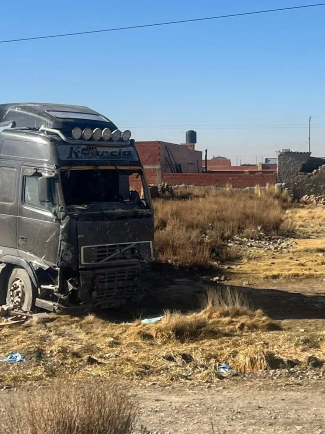 Accidente camión.