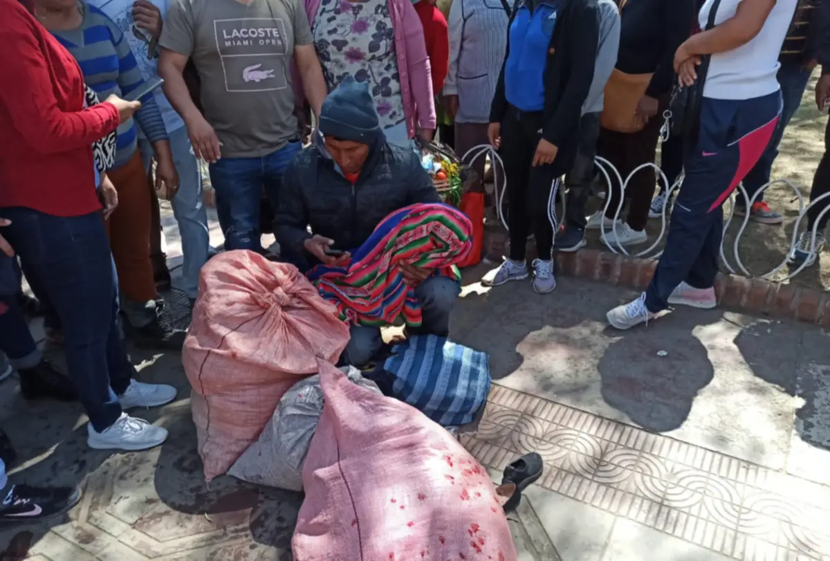 Una niña pierde la vida al ser atropellada por una ambulancia, Quillacollo.