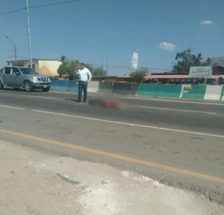 Muere mujer atropellada, al cruzar la carretera al Valle Alto