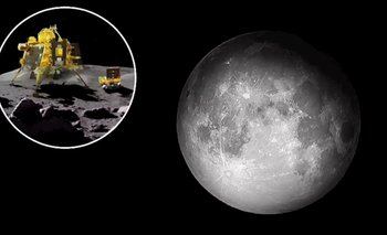 ‘Róver’: El robot indio inició la exploración del Polo Sur de la Luna