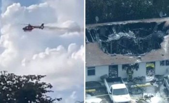 Helicóptero deja dos muertos y heridos tras caer sobre una casa en Florida