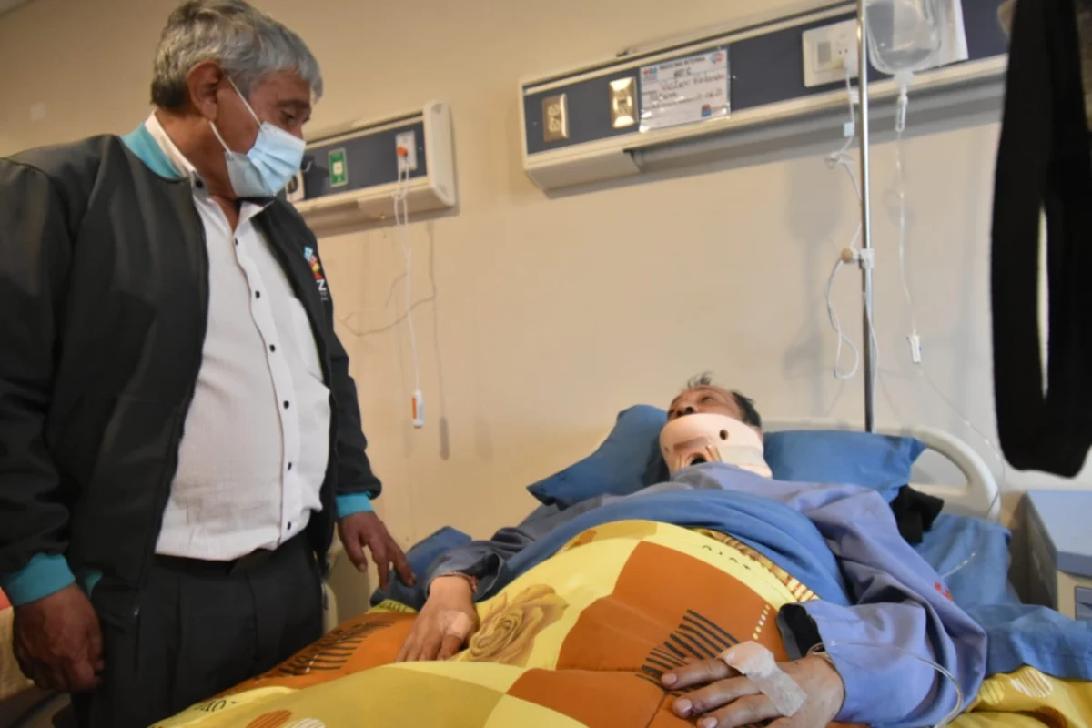 Heridos accidente.