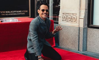 Marc Anthony recibe su estrella en el paseo de la fama de Hollywood