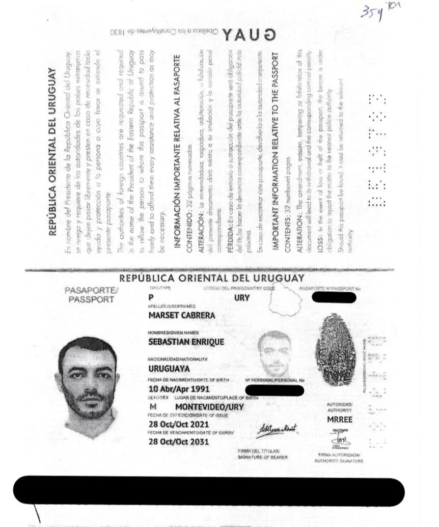 Cuando Marset estaba preso en Emiratos Árabes, diplomáticos uruguayos recomendaron no darl