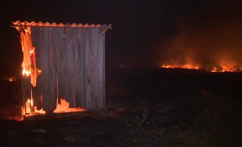 Piden investigación para dar con los responsables del incendio de magnitud en Porongo