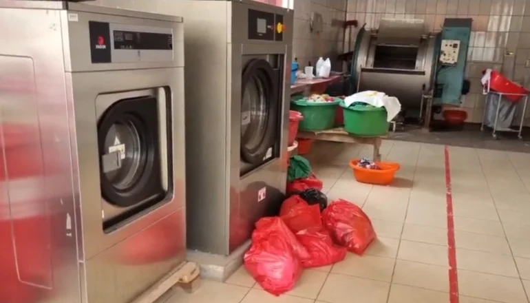 Basura se acumula en el Hospital de la Virgen de Chaguaya en Bermejo. Imagen RR.SS: