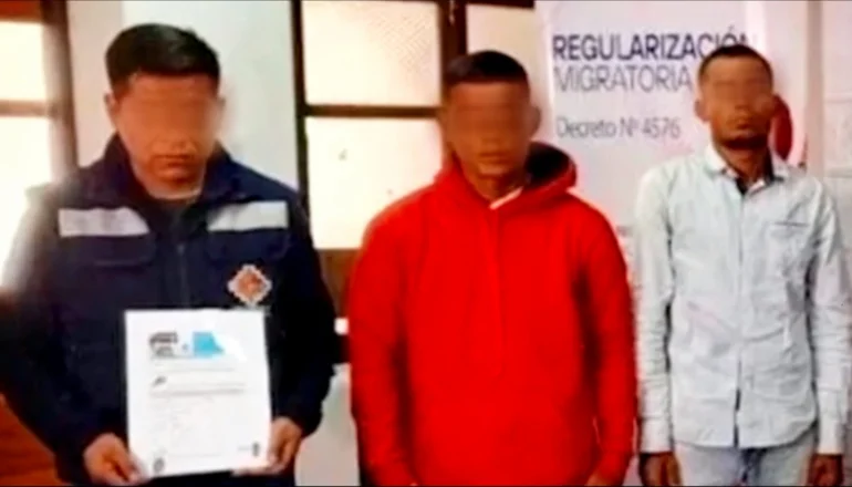 Detienen a tres sospechosos en Potosí por presunto tráfico de menor venezolano hacia Chile. FOTO: Captura de pantalla.