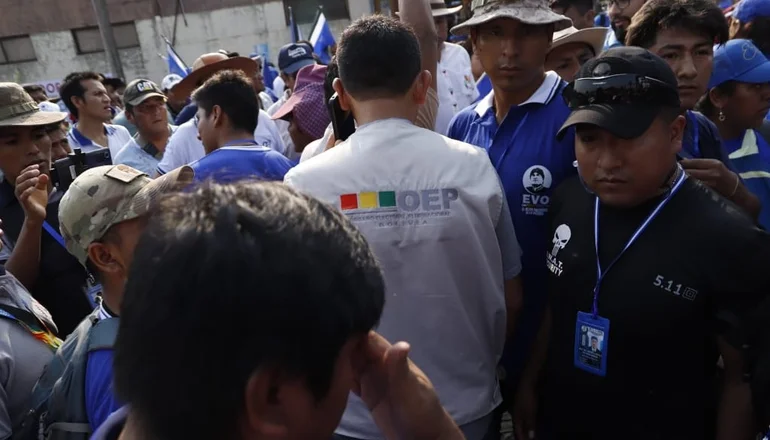 Congreso del MAS elegirá nueva directiva, que debe ser validado por el TSE. Foto APG.