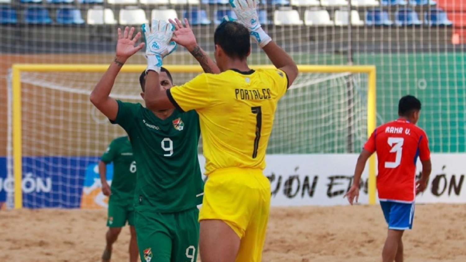 ARGENTINA VS. URUGUAY, CONMEBOL LIGA EVOLUCIÓN FÚTBOL PLAYA