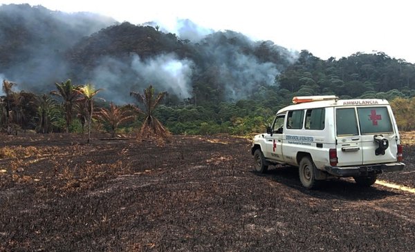 La Paz authorities ask Peru for help fighting fires