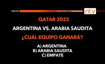 QATAR 2022 Argentina Vs. Arabia Saudita  ¿Cuál equipo ganará?