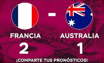 Qatar 2022: Francia comienza la defensa del título ante Australia