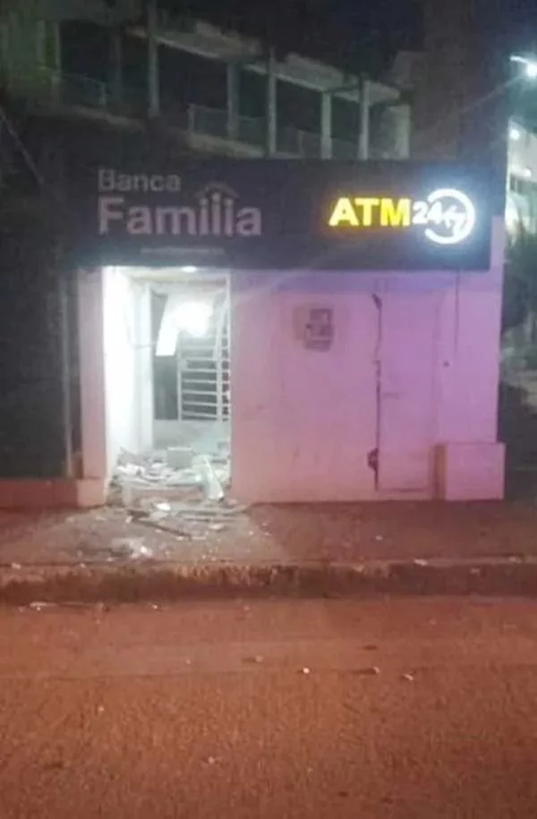"Con dinamita": Intentaron robar un cajero en Cobija causando una explosión