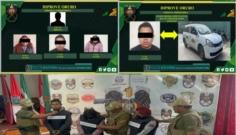 Capturan a tres ladrones de autopartes