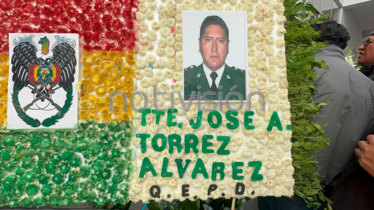 El teniente Tórrez fue victimado en un fallido operativo antidrogas en Santa Cruz.