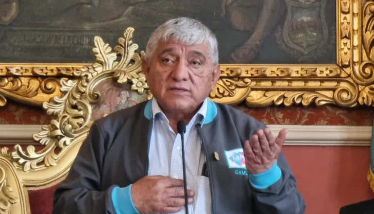 Iván Arias, alcalde de La Paz. Foto: Gobierno Autónomo Municipal de La Paz.