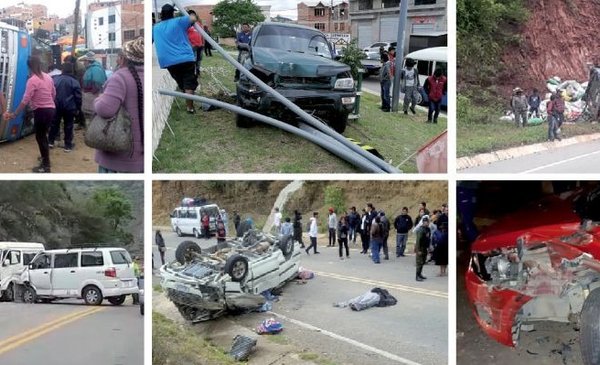 Un Muerto Y 15 Heridos En Seis Accidentes De Tránsito Red Uno De Bolivia 9908