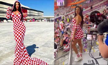 Ivana Knoll, la sexy hincha croata se roba las miradas en Qatar 2022 
